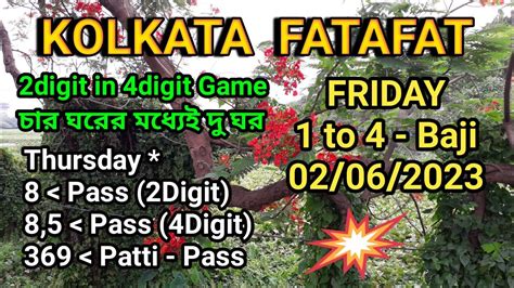 kolkata fatafat guessing